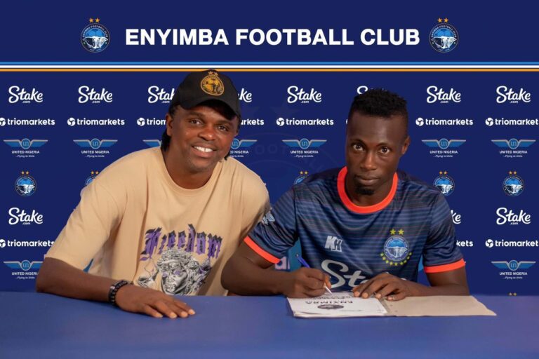 Enyinba FC snab SARKI ISHAK ISMAIL from Bendel Insurance